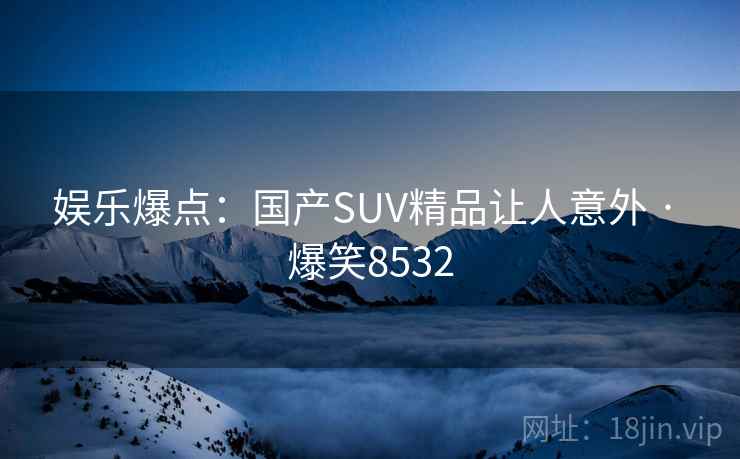 娱乐爆点：国产SUV精品让人意外 · 爆笑8532